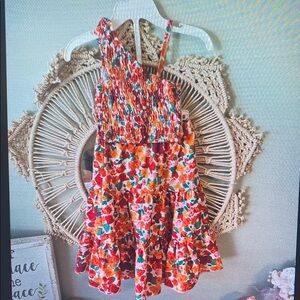 Floral Kids Dress - Multicolor